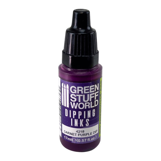 bottle of Green Stuff World Dipping Inks - Garnet Purple 17ml