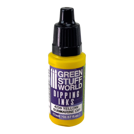 bottle of Green Stuff World Dipping Inks - Yellow Submarine 17ml