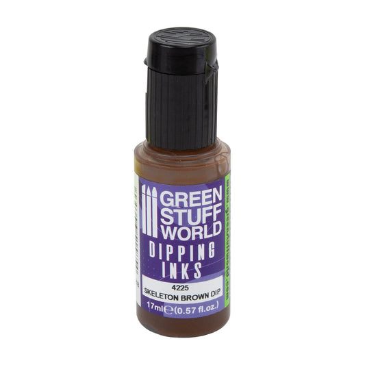 bottle of Green Stuff World Dipping Ink - Skeleton Brown