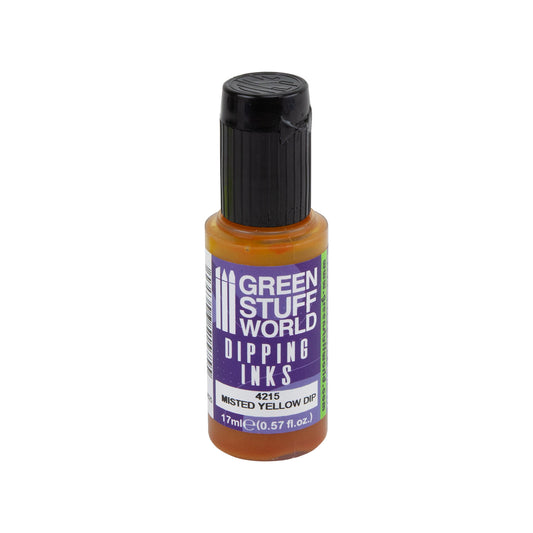 bottle of Green Stuff World Dipping Ink - Misted Yellow