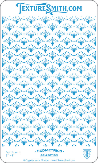 graphic Texture Smith Texture Mat - Geometrics Collection - Art Deco