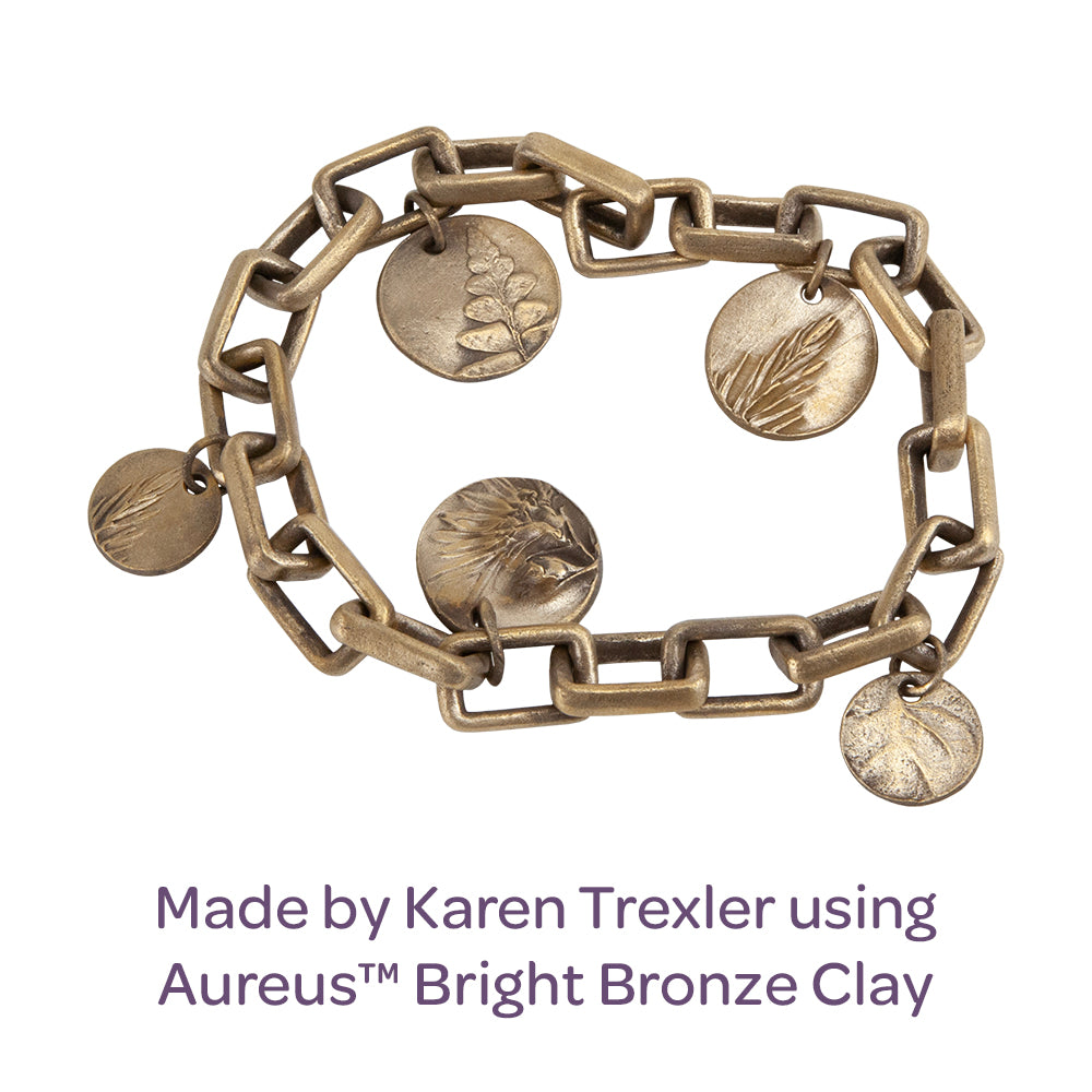 Aureus bright bronze bracelet created by Karen Trexler