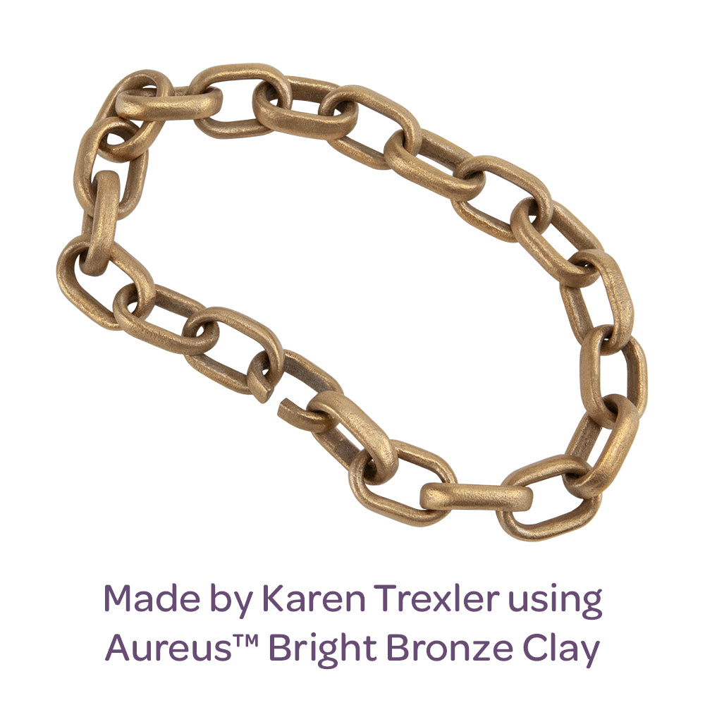 Aureus bright bronze bracelet created by Karen Trexler