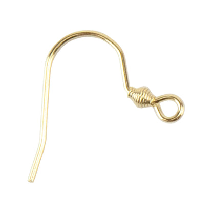 Stainless Steel Ear Wires - 18K Gold Plated - 