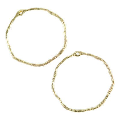 Brass Pendant - Ring - Pkg/2