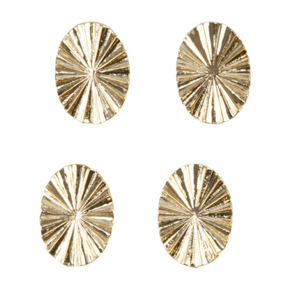 Brass Stud Finding - Oval Fan with Loop - Pkg/4
