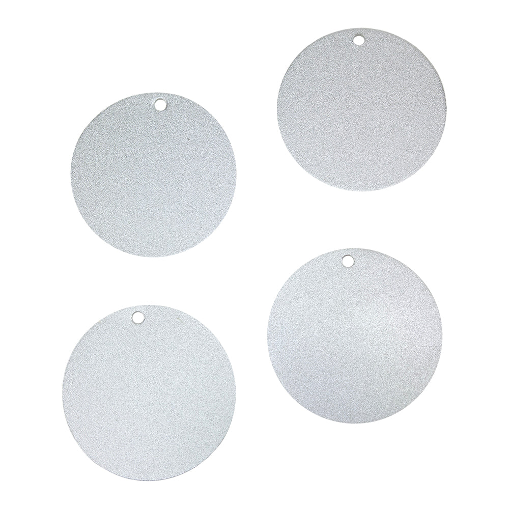 Aluminum Pendants - Rounds - Pkg/4