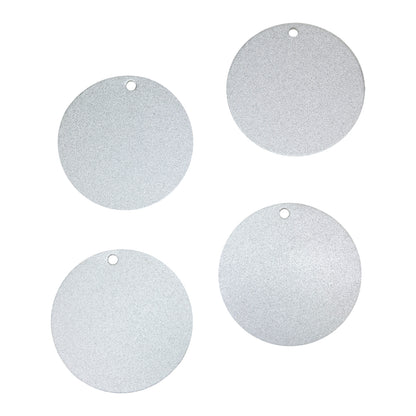 Aluminum Pendants - Rounds - Pkg/4