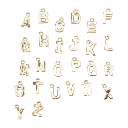 Brass Pendants - Alphabet A to Z - Pkg/26
