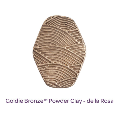 sample of Goldie Bronze™ Powder Clay - de la Rosa