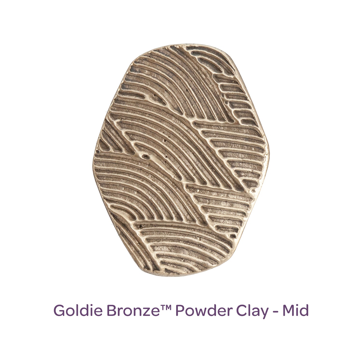 sample of Goldie Bronze™ Powder Clay - Mid