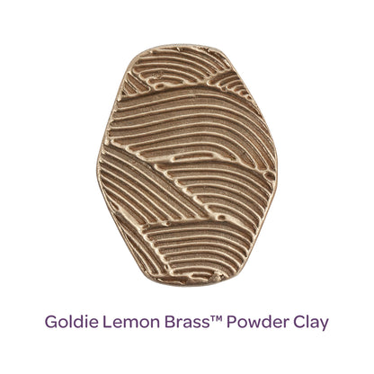 sample of Goldie Lemon Brass™ Powder Clay