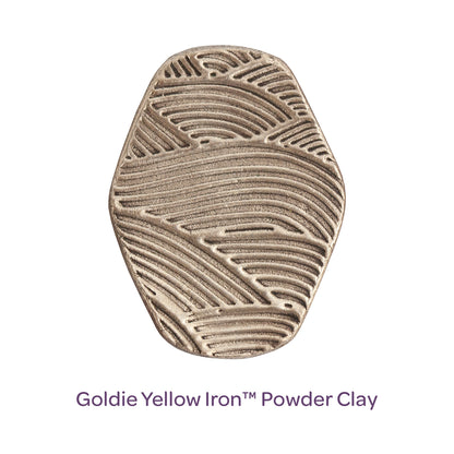 sample of Goldie Yellow Iron™ Powder Clay