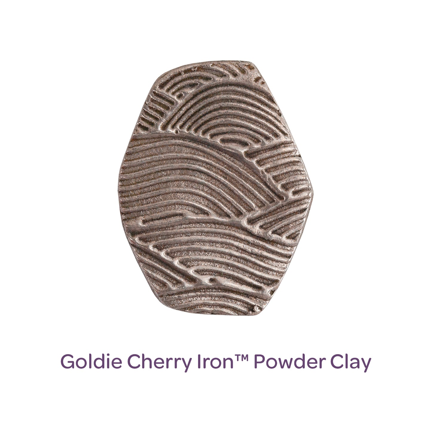 sample of Goldie Cherry Iron™ Powder Clay