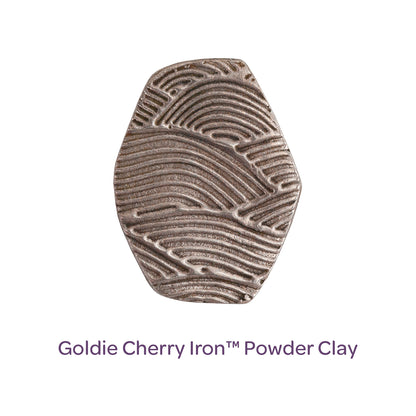 sample of Goldie Cherry Iron™ Powder Clay