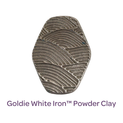 sample of Goldie White Iron™ Powder Clay