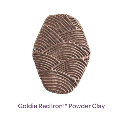 sample of Goldie Red Iron™ Powder Clay
