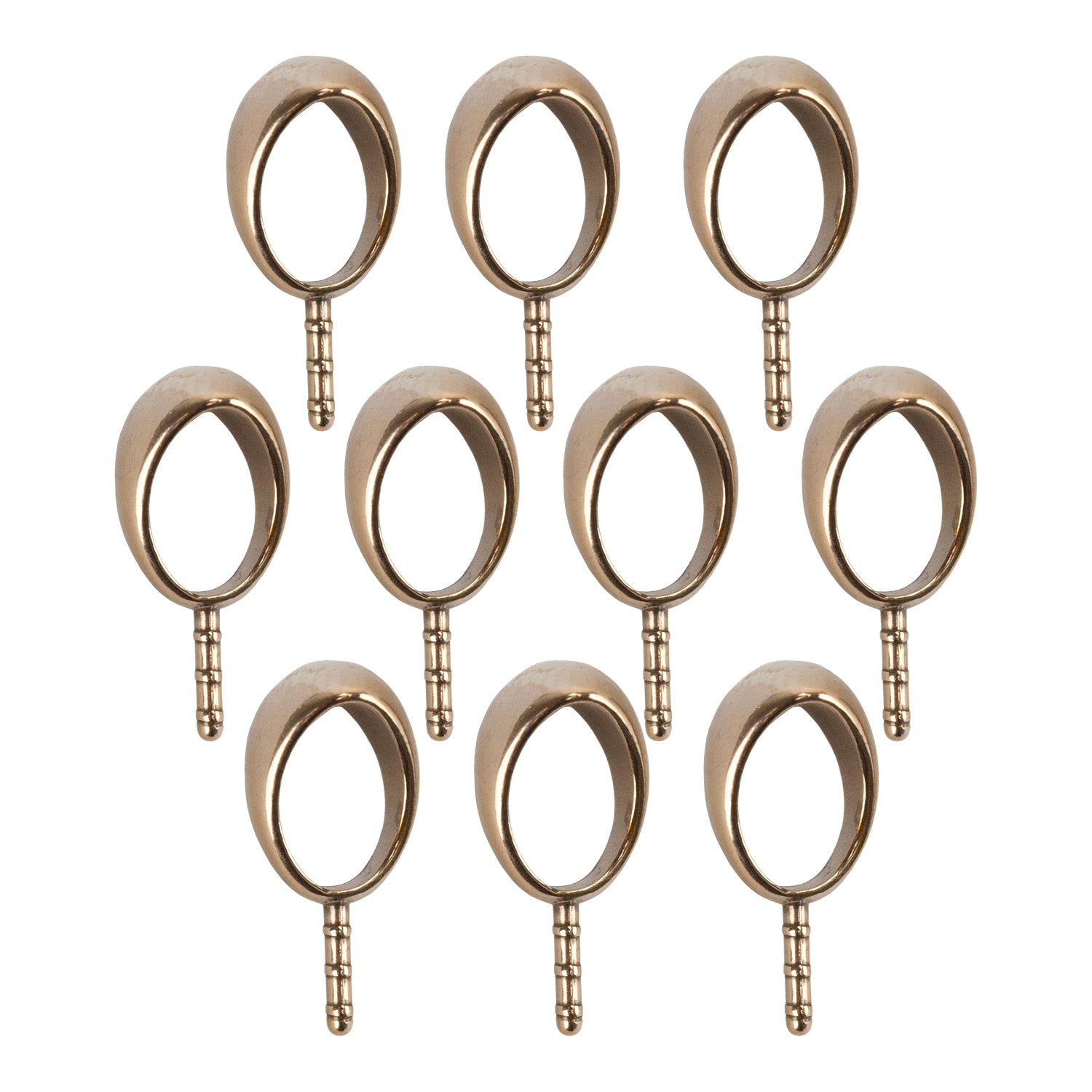 Bronze Embeddable - Pendant Bail x 10