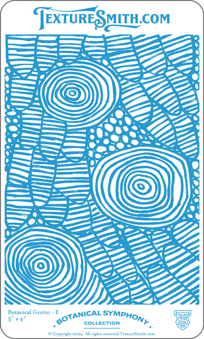 graphic Texture Smith Texture Mat - Botanical Symphony Collection - Botanical Grotto