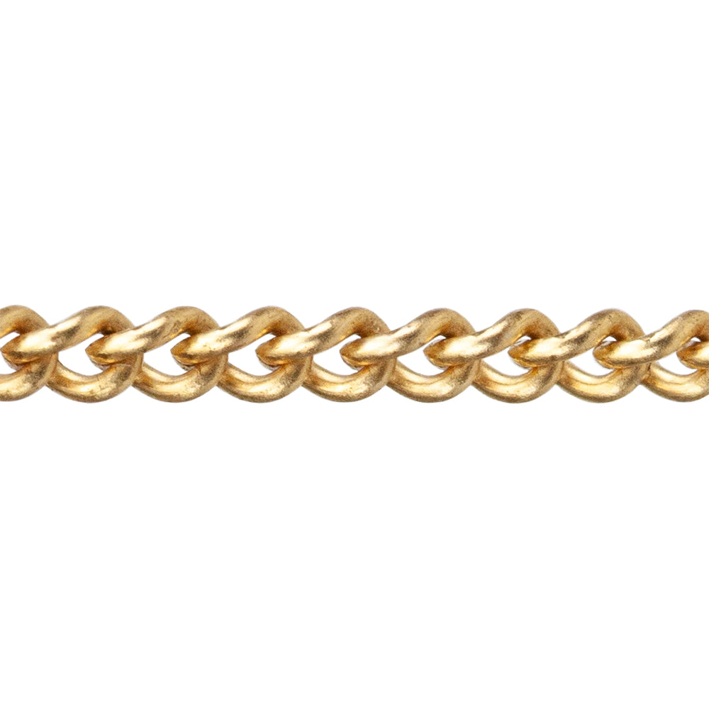 Brass Chain - Curb 2.17 mm - By the Foot