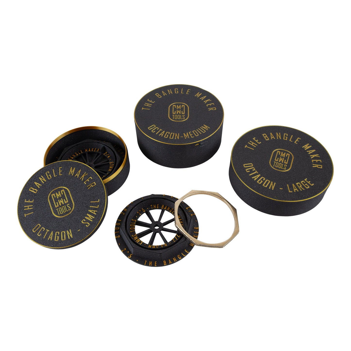 The Bangle Maker™ Octagon by Clément Marquaire set of 3