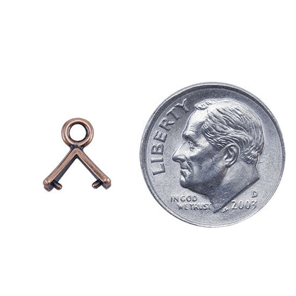 Copper Plate Pinch Bail - Triangle Pkg/3 - Cool Tools