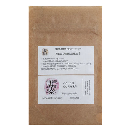 Goldie Copper™ Powder Clay 50g