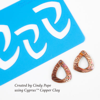 Cindy Pope Template - Wide Drop samples