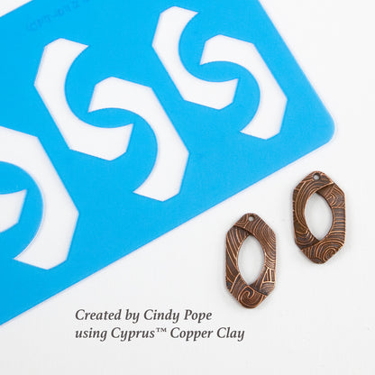 Cindy Pope Template - Rounded Hex Tag sample