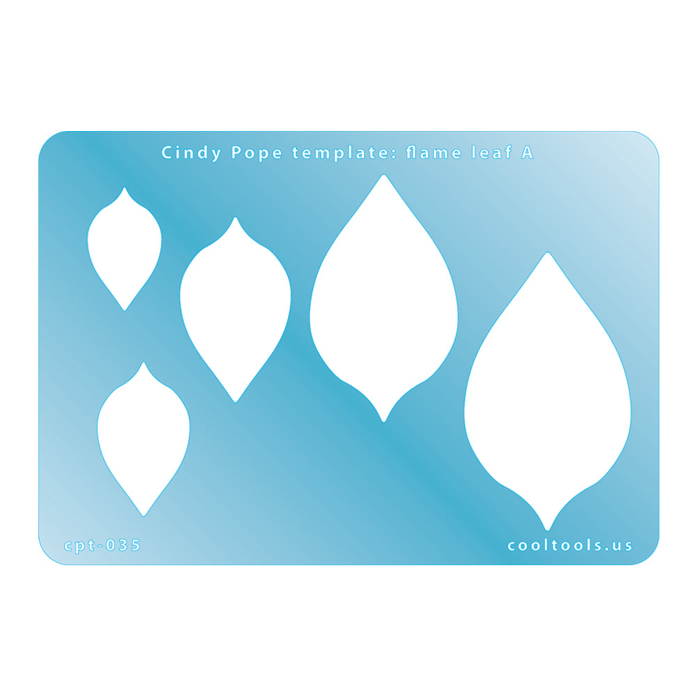 Cindy Pope Template - Flame Leaf A