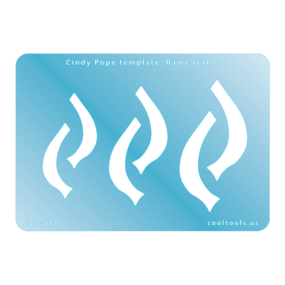 Cindy Pope Template - Flame Leaf C