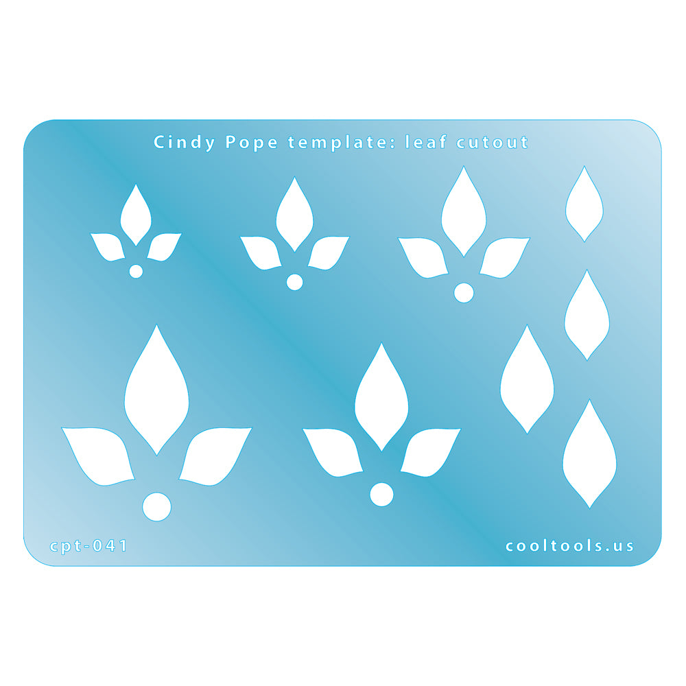 Cindy Pope Template - Leaf Cutout