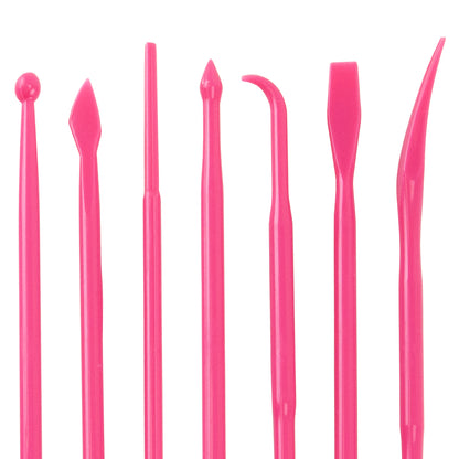 pink Double Ended Sculpting Carving Tools - Set of 14

These double ended sculpting carving tools give you more options to shape your clay pieces into the masterpiece you envision. An assortment of heads to create any detail.