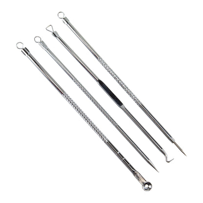 Stainless Steel Double Ended Sculpting & Ribbon Tools - Set/4