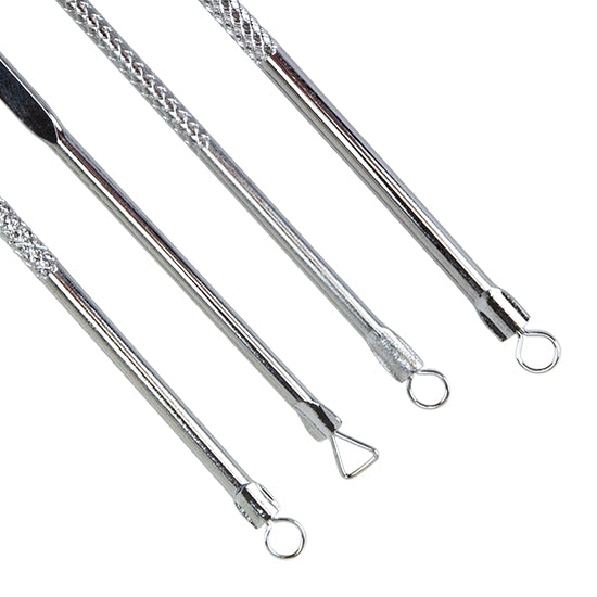 Stainless Steel Double Ended Sculpting & Ribbon Tools - Set/4