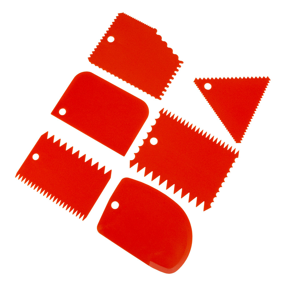 Serrated Clay Scraper Set Set/6 Cool Tools