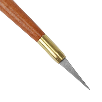Heavy Duty Scalpel

This&nbsp;heavy duty scalpel&nbsp;tool has a heavier, sharp triangular stainless steel blade that is designed for heavy, thick-walled clay or pieces. Extra large handle gives a better grip. with wood handle