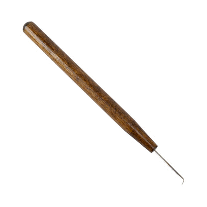 Small Detail Carving Tool

This tool&nbsp;will easily carve small and miniature details. They are perfect for that extra touch. The steel blades are formed and precision ground to a razor sharp point. The tip has a .030” wide point. with wood handle