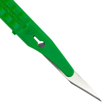 green  plastic Scalpel - Economy