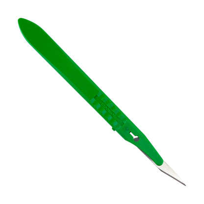 green  plastic Scalpel - Economy