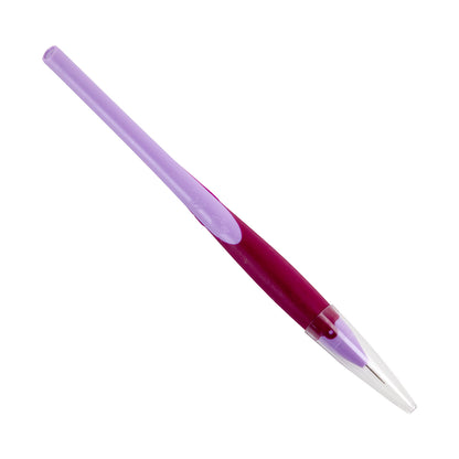 Clay Perforating Needle Tool with purple plastic handle