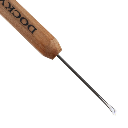 Micro Carving Tool - Dockyard Carver - 1.5mm Skew with wood handle