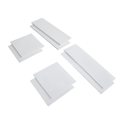 white silicon Flexi-Carve Silicone Carving Plates all sized