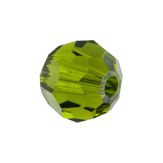 Crystal Olivine - Round