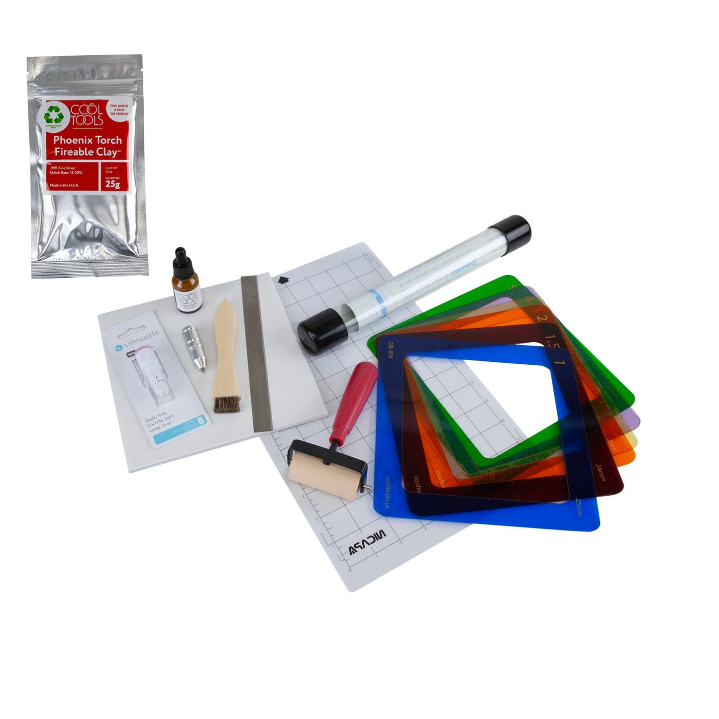 Support Kit for Silhouette Portrait® 3 phoenix torch fireable clay 25g