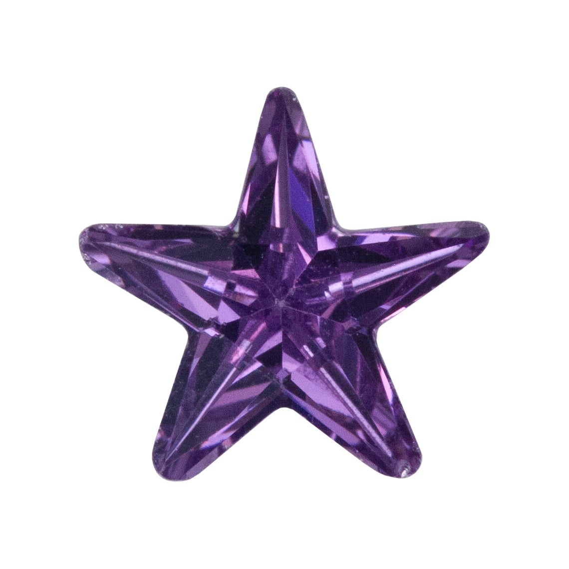 Cubic Zirconia - Amethyst - Star