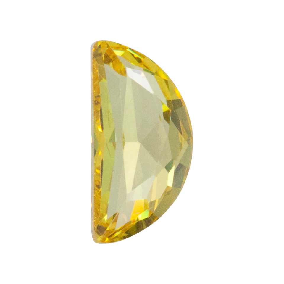 Cubic Zirconia - Yellow Diamond - Moon