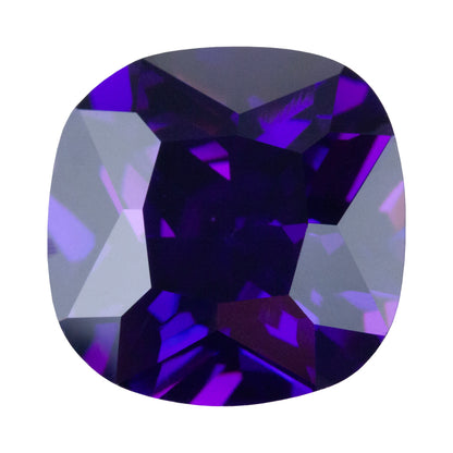 Cubic Zirconia - Amethyst - Cushion