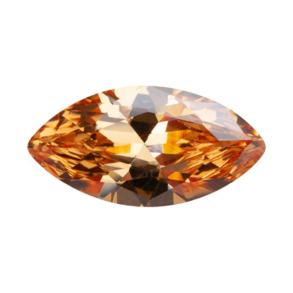 Cubic Zirconia - Champagne - Marquise