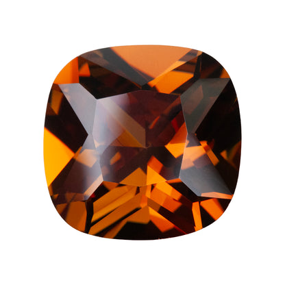 Cubic Zirconia - Smoked Topaz - Cushion